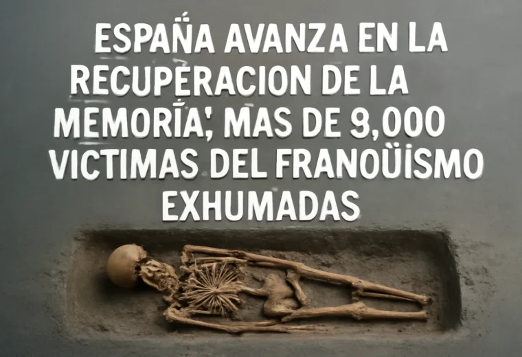 España avanza en la recuperación de la memoria: más de 9.000 víctimas del franquismo exhumadas