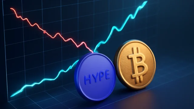 A pesar de la caída del Bitcoin, HYPE se posiciona como la criptomoneda prometedora