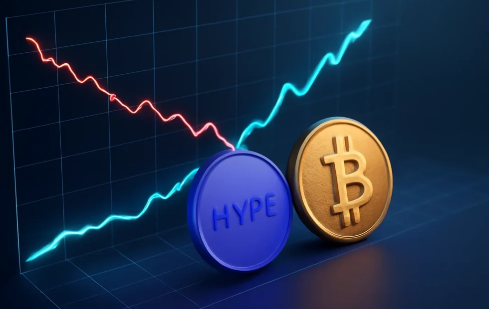 A pesar de la caída del Bitcoin, HYPE se posiciona como la criptomoneda prometedora