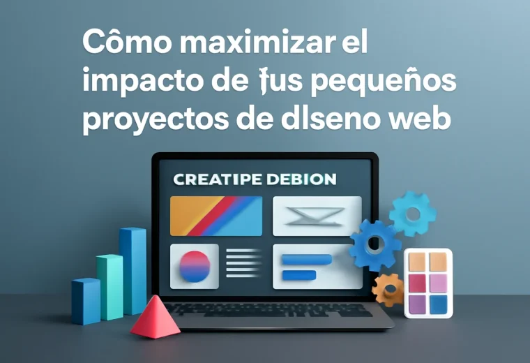 Cómo maximizar el impacto de tus pequeños proyectos de diseño web