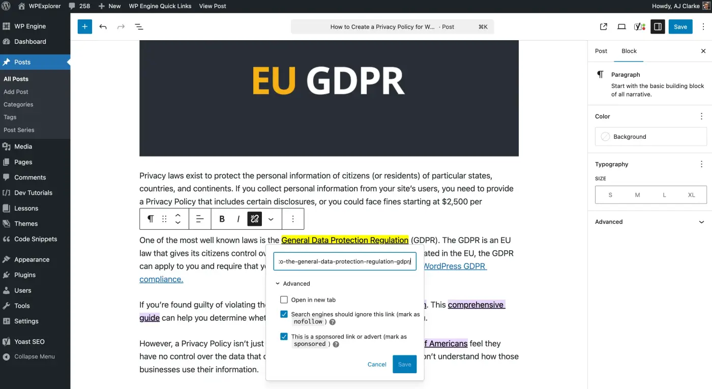 Cómo Resaltar Enlaces Patrocinados y Nofollow en WordPress