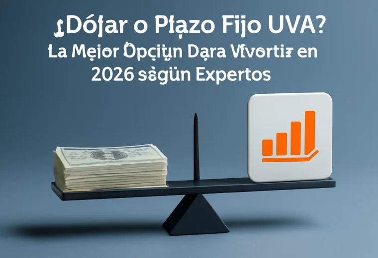 ¿Dólar o Plazo Fijo UVA? La Mejor Opción para Invertir en 2026 según Expertos
