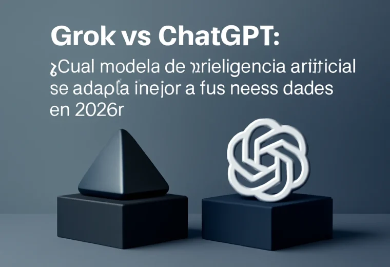 Grok vs ChatGPT: ¿Cuál modelo de inteligencia artificial se adapta mejor a tus necesidades en 2026?