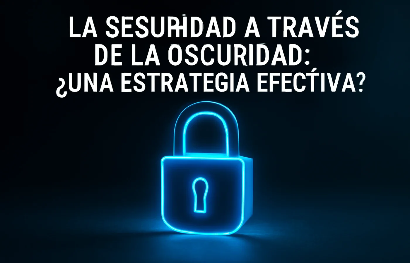 La Seguridad a Través de la Oscuridad: ¿Una Estrategia Efectiva?