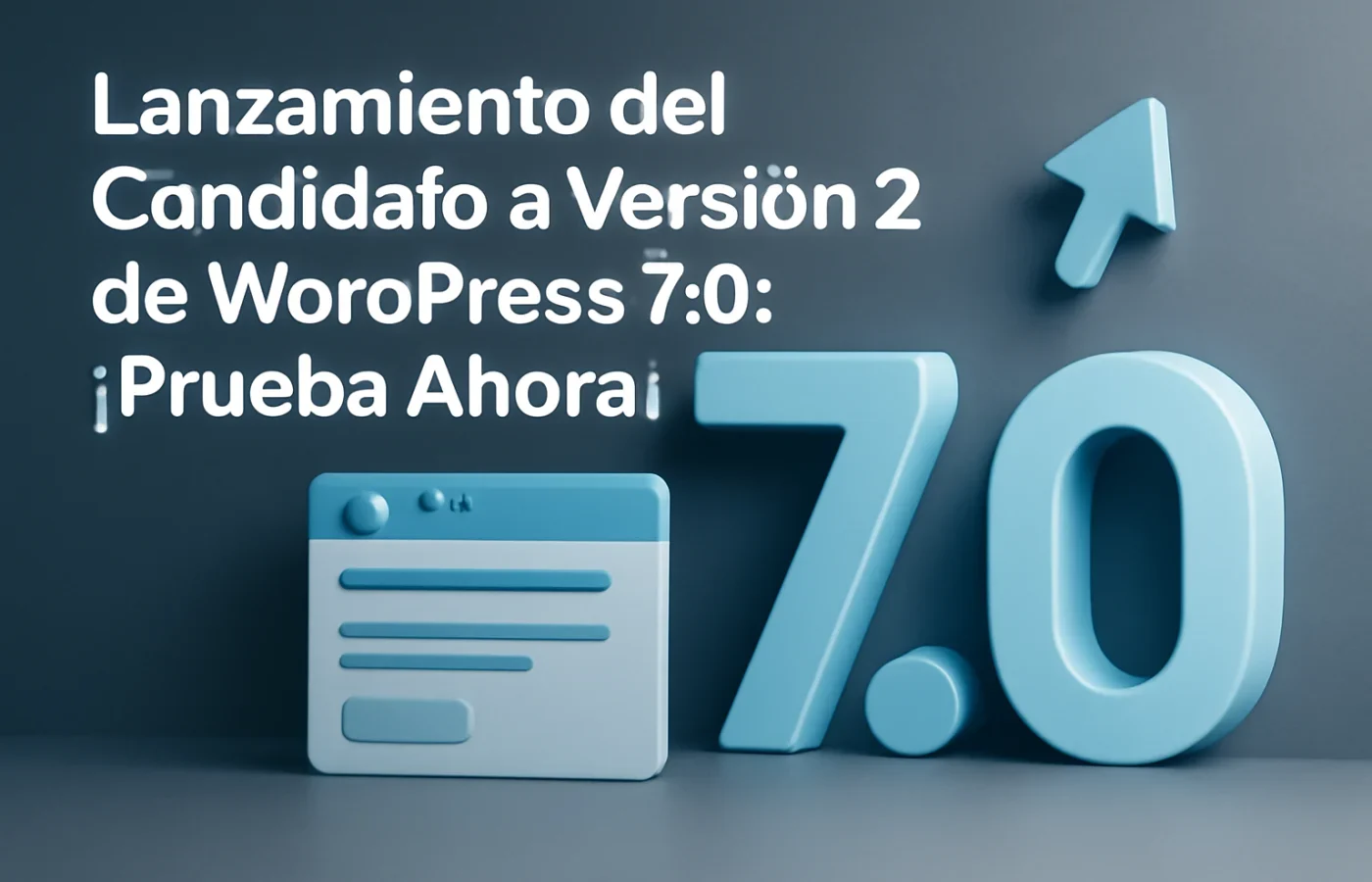 Lanzamiento del Candidato a Versión 2 de WordPress 7.0: ¡Prueba Ahora!