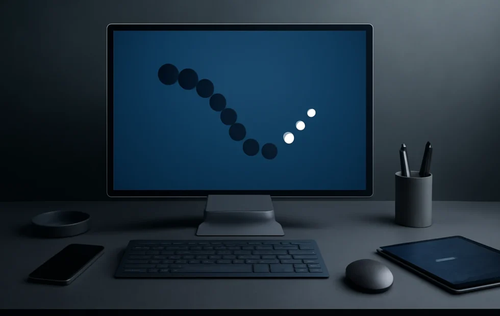 Made With Gsap: Building a Fun Gravity-Based Mouse Trail