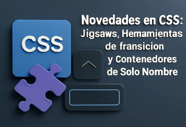 Novedades en CSS: Jigsaws, Herramientas de Transición y Contenedores de Solo Nombre