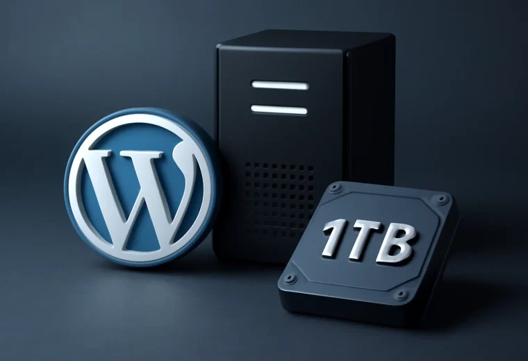 Opciones de Hosting para WordPress con Almacenamiento de 1TB o Más