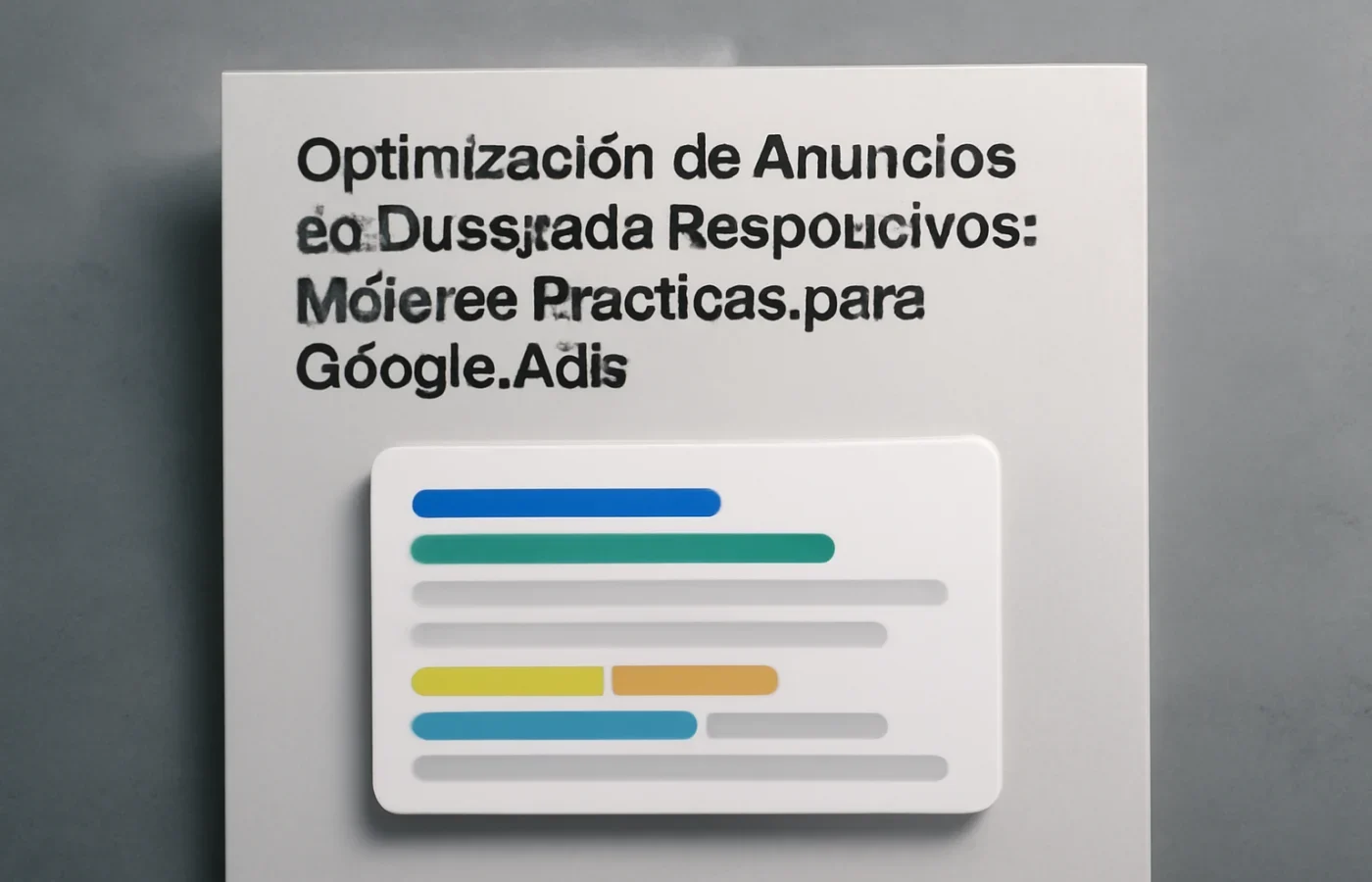 Optimización de Anuncios de Búsqueda Responsivos: Mejores Prácticas para Google Ads