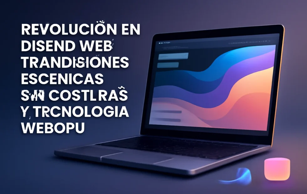 Revolución en Diseño Web: Transiciones Escénicas Sin Costuras y Tecnología WebGPU