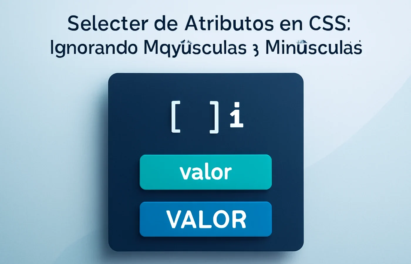 Selector de Atributos en CSS: Ignorando Mayúsculas y Minúsculas