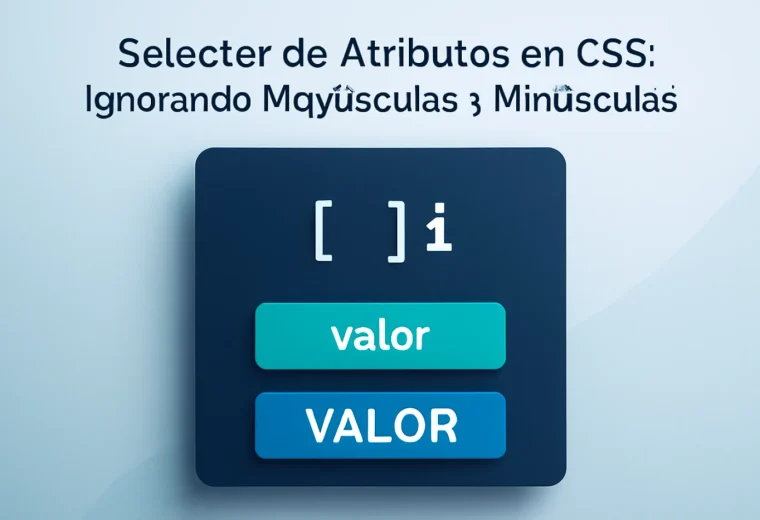 Selector de Atributos en CSS: Ignorando Mayúsculas y Minúsculas