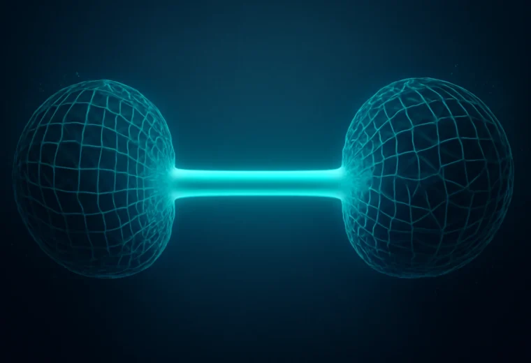 The one-dimensional pipe between two high-dimensional minds