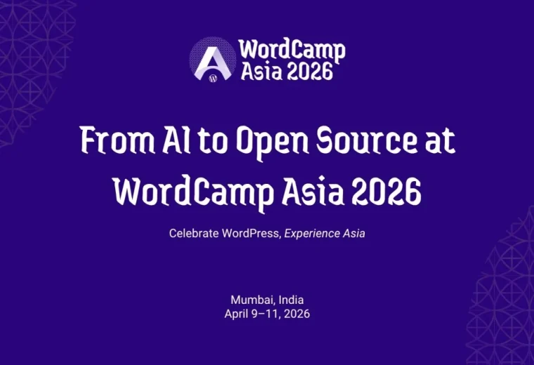 WordCamp Asia 2026: Innovaciones en Inteligencia Artificial y Código Abiert…