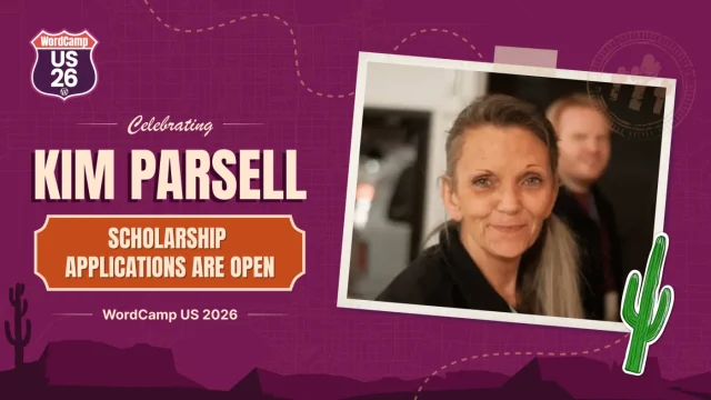 Abren las postulaciones para la beca Kim Parsell rumbo a WordCamp US 2026