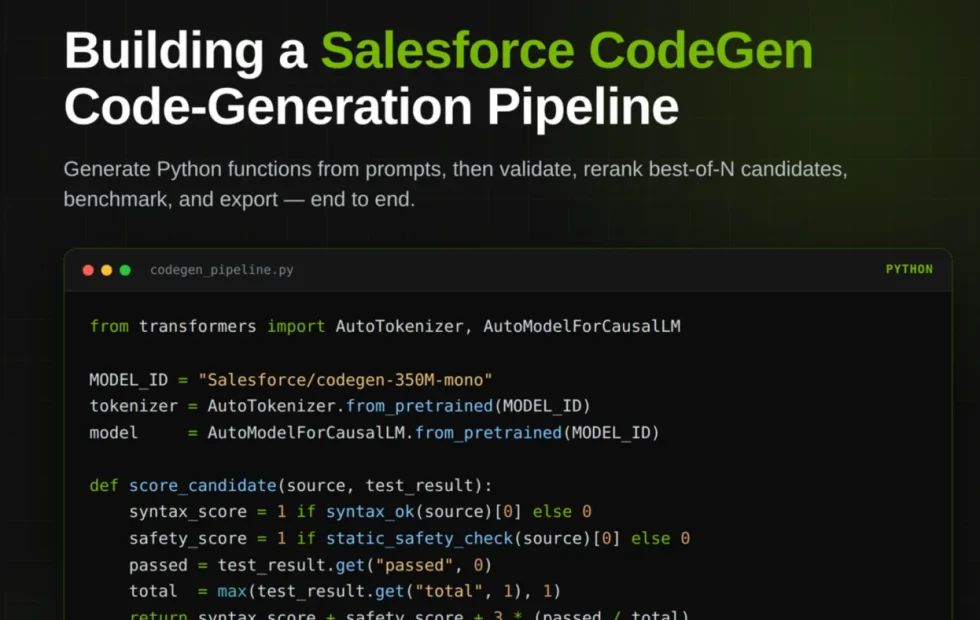 Cómo Salesforce CodeGen Revoluciona la Generación de Código Python Seguro