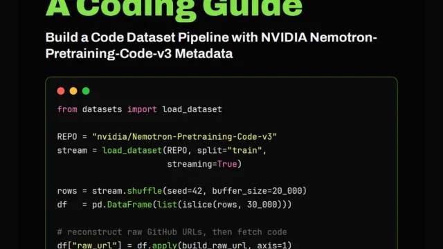 Creación de un Pipeline de Datos de Código con NVIDIA Nemotron y Pandas