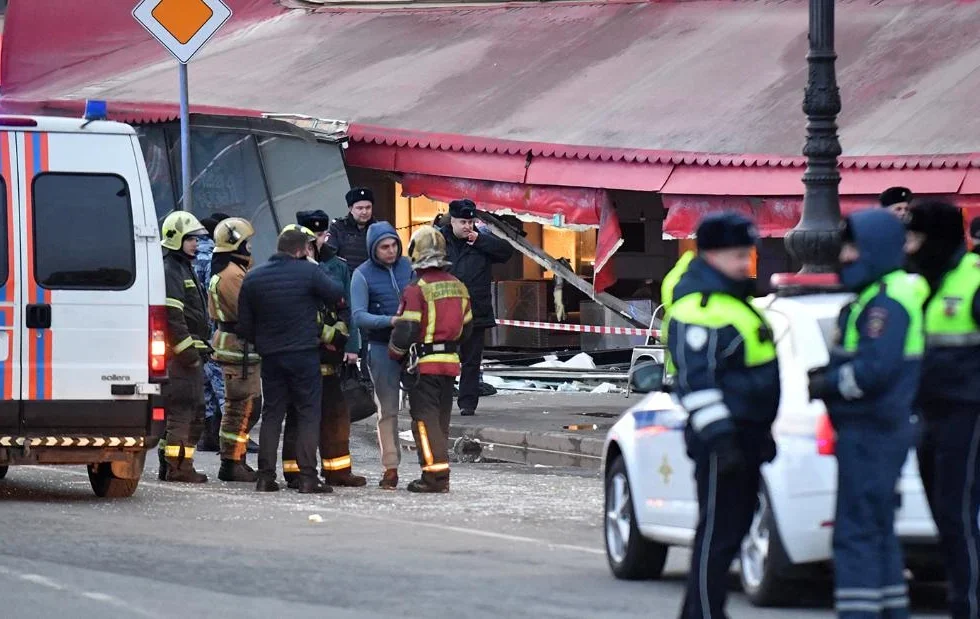 Detienen en Rusia a una sospechosa por la explosión en un café de San Petersburgo