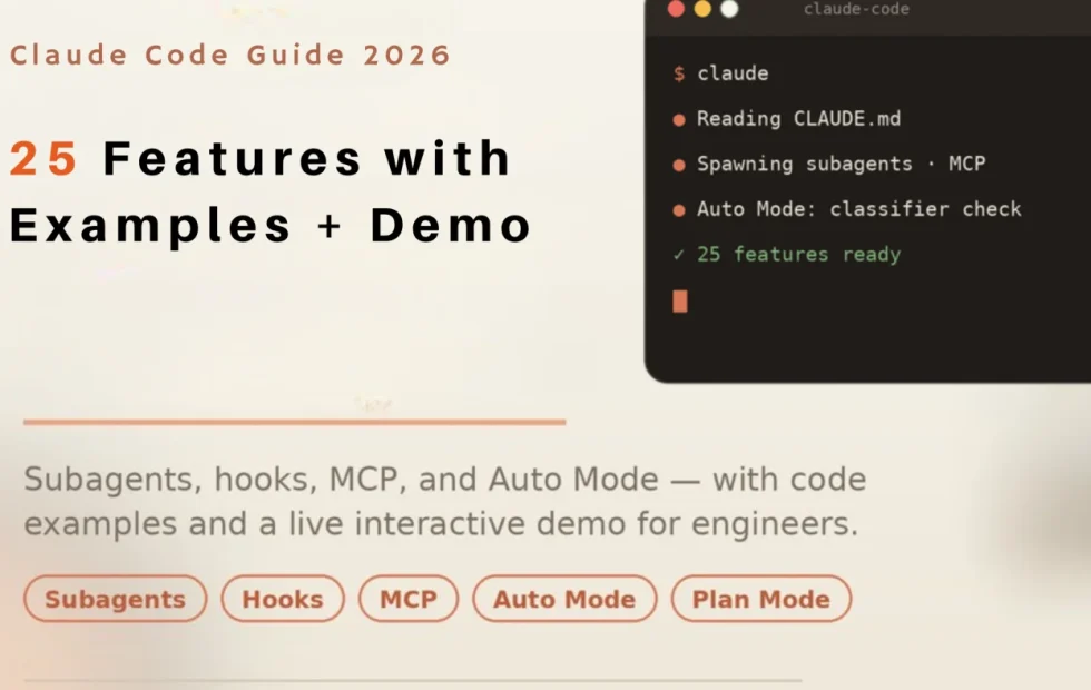 Guía Completa de Claude Code 2026: 25 Funciones Clave y Ejemplos