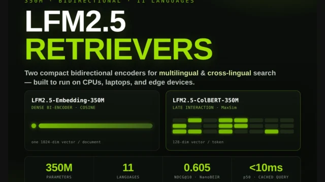 Liquid AI presenta modelos multilingües para búsquedas rápidas y precisas