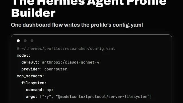 Nous Research lanza constructor de perfiles Hermes: todo en un solo flujo