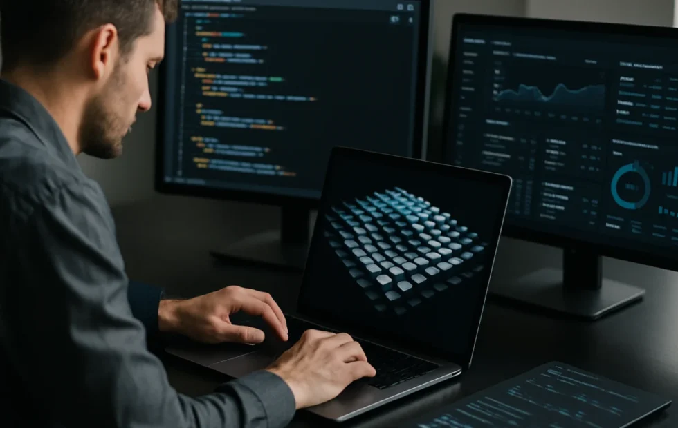 Cómo crear una cuadrícula 3D de cubos ondulantes en Three.js paso a paso