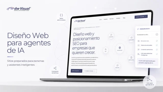 Diseño web para agentes de inteligencia artificial: la nueva frontera del SEO. Imagen destacada sobre diseño web para agentes de inteligencia artificial. publicada en Posicionamien