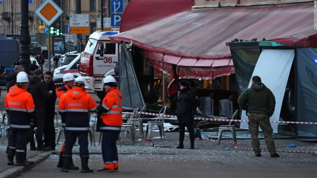 Explosión en un café de San Petersburgo provoca la muerte del bloguero militar