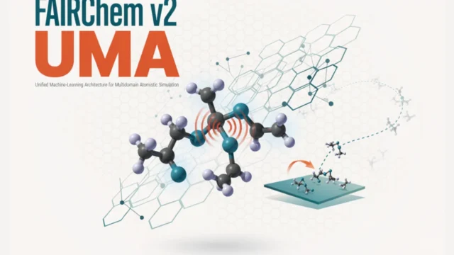 FAIRChem v2 reúne simulaciones de moléculas, catalizadores y materiales