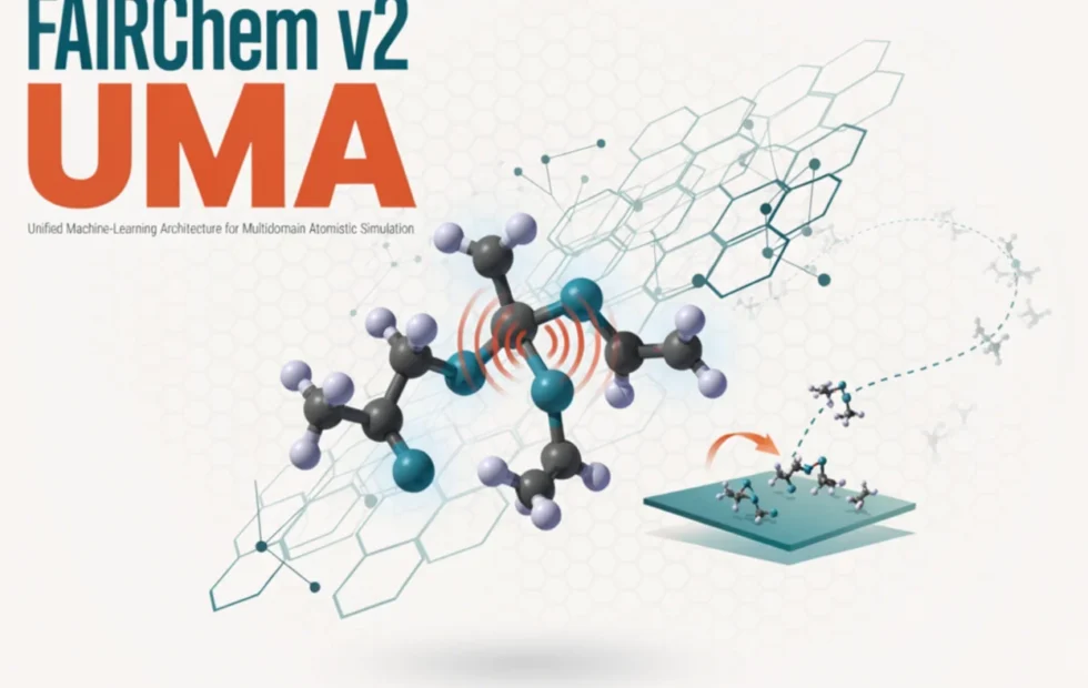 FAIRChem v2 reúne simulaciones de moléculas, catalizadores y materiales