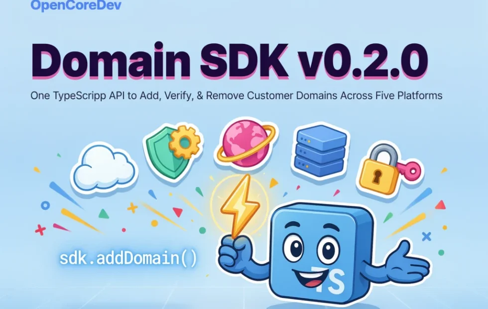 OpenCoreDev lanza Domain SDK 0.2.0: una API unificada para gestionar dominios