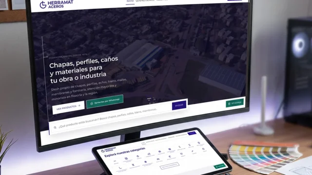 Rediseño web industrial: el catálogo de Herramat Aceros prioriza búsquedas. Imagen destacada sobre rediseño web industrial. publicada en Posicionamiento Web