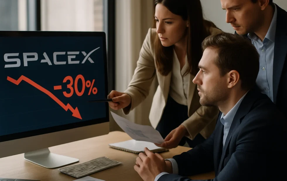 SpaceX pierde 30% en su valor y encara su primera gran prueba en Wall Street